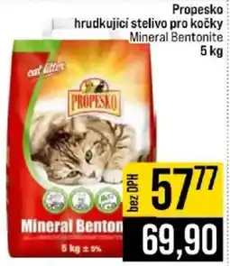 Jip Propesko hrudkující stelivo pro kočky nabídka