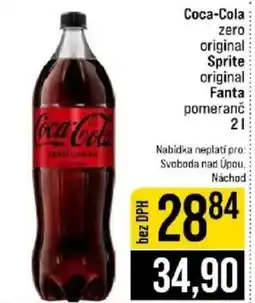 Jip Coca-Cola zero original nabídka