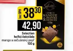 Jip Selection hořká čokoláda mango a sečuánský pepř nabídka