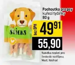 Jip Sticks kuřecí tyčinky nabídka
