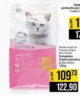 Jip Companino Expert granule pro junior kuřecí nabídka