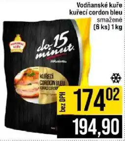 Jip Vodňanské kuře kuřecí cordon bleu nabídka