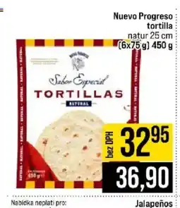 Jip Nuevo Progreso tortilla natur nabídka