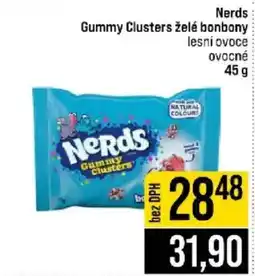 Jip Nerds Gummy Clusters želé bonbony lesní ovoce ovocné nabídka