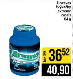 Jip Airwaves žvýkačky extreme cassis nabídka