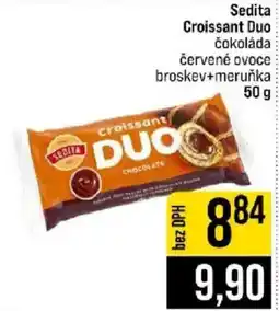 Jip Sedita croissant duo čokoláda červené ovoce broskev+meruňka nabídka