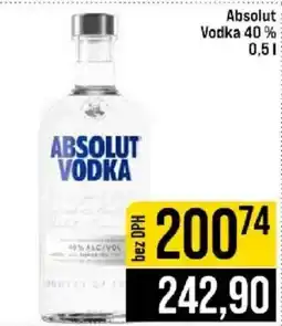 Jip Absolut Vodka nabídka