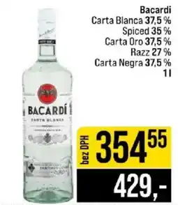 Jip Bacardi carta blanca nabídka