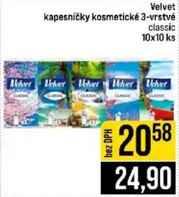 Jip Velvet kapesníčky kosmetické 3-vrstvé nabídka