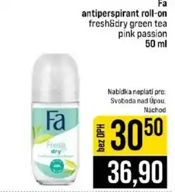 Jip Fa antiperspirant roll-on fresh&dry green tea pink passion nabídka