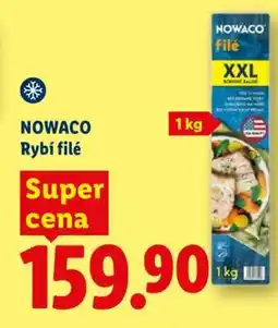 Lidl Nowaco Rybí filé nabídka