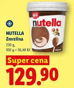 Lidl Nutella Zmrzlina nabídka