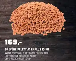 OBI Dřevěné pelety a1 enplus nabídka