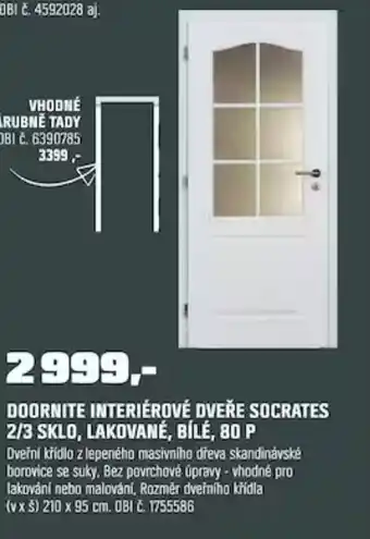 Doornite interiérové dveře Socrates
