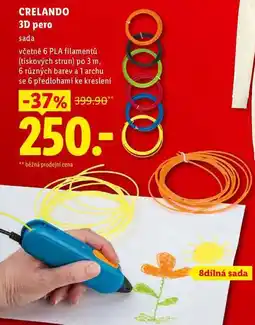 Lidl CRELANDO 3D pero sada nabídka