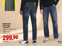 Lidl ESMARA MEN Pánské džíny Relaxed Fit nabídka
