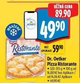 Albert Dr. Oetker Pizza Ristorante nabídka