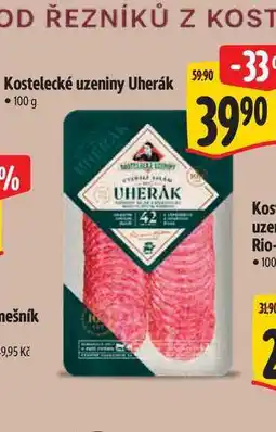 Albert Kostelecké uzeniny Uherák nabídka
