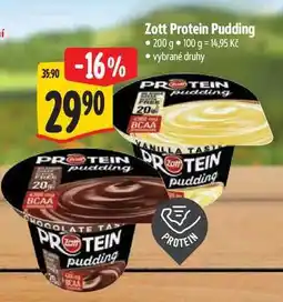 Albert Zott Protein Pudding nabídka