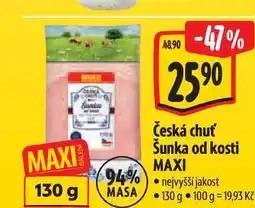 Albert Česká chuť Šunka od kosti MAXI nabídka