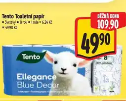 Albert Tento Toaletní papír 3vrstvý 8 rolí nabídka