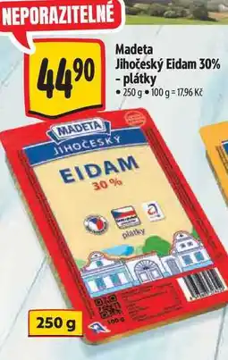 Albert Madeta Jihočeský Eidam 30% - plátky nabídka