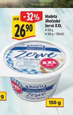 Albert Madeta Jihočeské žervé XXL nabídka