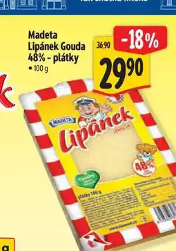 Albert Madeta Lipánek Gouda 48% - plátky nabídka