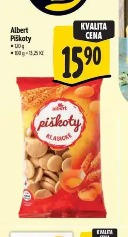 Albert Albert Piškoty nabídka
