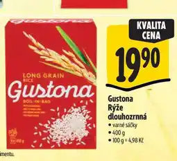 Albert Gustona Rýže dlouhozrnná varné sáčky nabídka