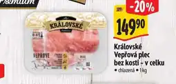 Albert Královské Vepřová plec bez kosti - v celku nabídka