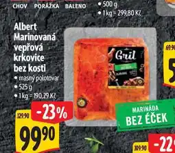 Albert Albert Marinovaná vepřová krkovice bez kosti nabídka