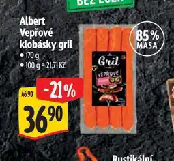 Albert Albert Vepřové klobásky gril nabídka