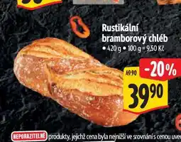 Albert Rustikální bramborový chléb nabídka