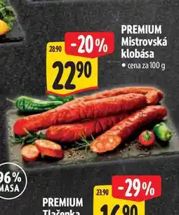 Albert PREMIUM Mistrovská klobása nabídka