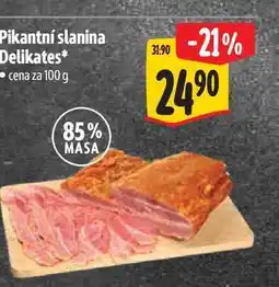 Albert Pikantní slanina Delikates nabídka
