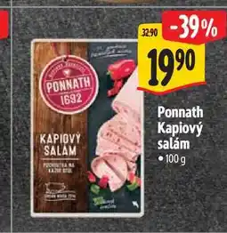 Albert Ponnath Kapiový salám nabídka