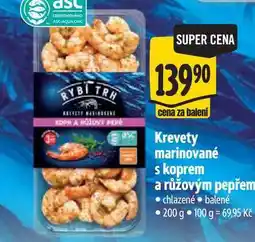 Albert Krevety marinované s koprem a růžovým pepřem nabídka