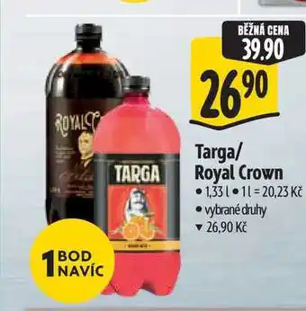 Albert Targa/ Royal Crown nabídka