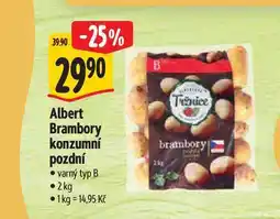 Albert Albert Brambory konzumní pozdní varný typ B nabídka
