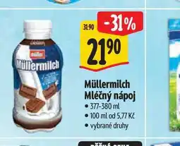Albert Müllermilch Mléčný nápoj nabídka