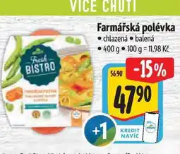 Albert Farmářská polévka nabídka