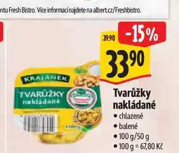 Albert Tvarůžky nakládané nabídka