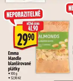 Albert Emma Mandle blanšírované plátky nabídka