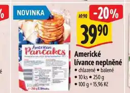 Albert Americké lívance neplněné chlazené 10 ks nabídka