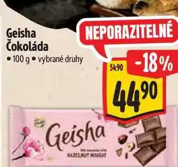 Albert Geisha Čokoláda nabídka