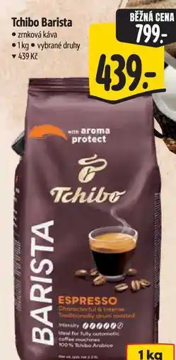 Albert Tchibo Barista zrnková káva nabídka