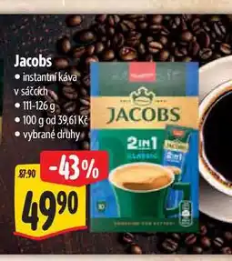 Albert Jacobs instantní káva v sáčcích nabídka