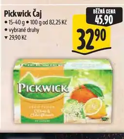 Albert Pickwick Čaj nabídka