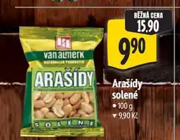 Albert Arašídy solené nabídka